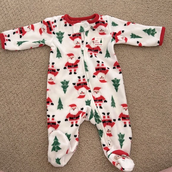 Carter's Other - Carter’s Santa Christmas Fleece Pajamas